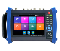 Probador de CCTV Android de 7 Pulgadas con Entrada/Salida 4K, Soporte para Cámaras Coaxiales e IP de 8MP, WiFi, PoE, Prueba de Cable y Pantalla Táctil Retina