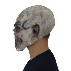 Máscara de látex aterradora Máscara de demonio <span class=keywords><strong>Diablo</strong></span> Payaso Casco de látex Cosplay Accesorios de disfraz de Halloween disfraz de grito sangriento Halloween realista - Product Image 3