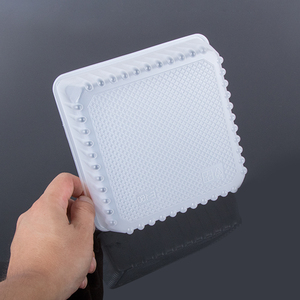 Nacho Sandwich Candy <strong>Large</strong> <strong>Plastic</strong> White Fast Food square <strong>Tray</strong> - Product Image 4