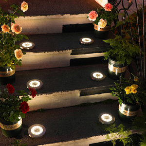 LED <strong>Solar</strong> Pathway <strong>Lights</strong> Path Lamps IP44 Waterproof Outdoor <strong>Ground</strong> <strong>Lights</strong> for Garden Lawn Landscape Walkway &amp; Yard Decorations - Product Image 6