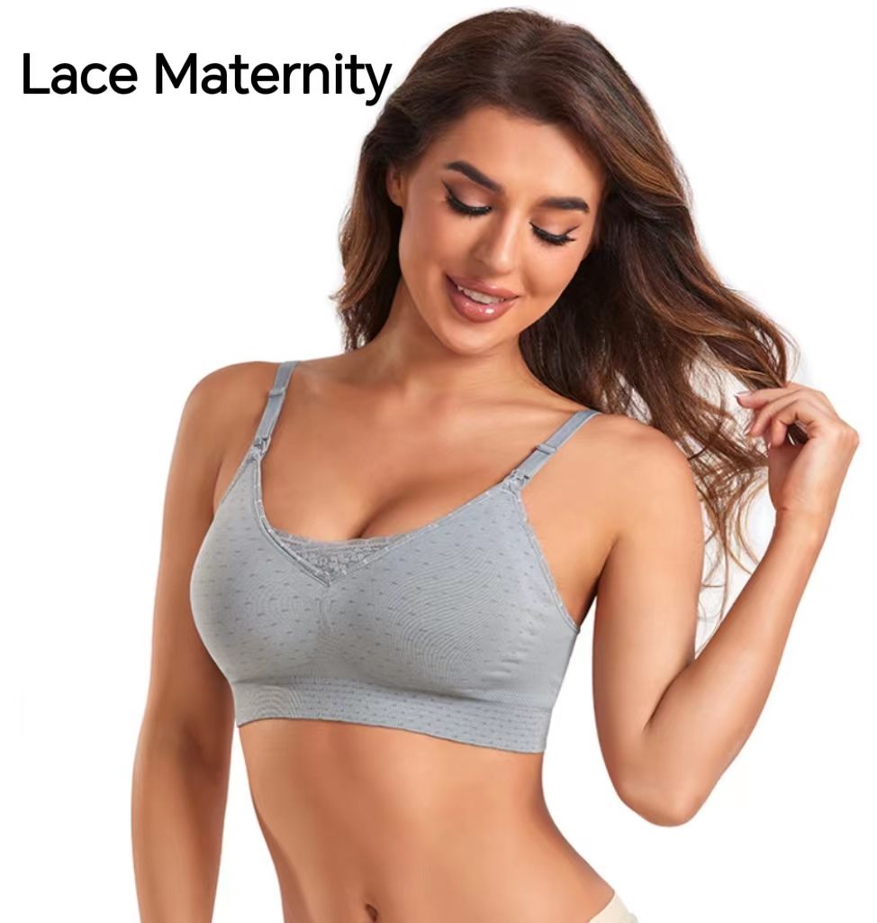 Abbigliamento Premaman Reggiseno Allattamento Pizzo Nuovo Design