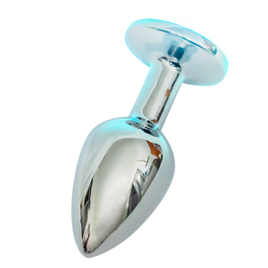 Plug Anale a Forma di Cuore in Lega di Alluminio con LED per Allenamento Anale Femminile - Product Image 5