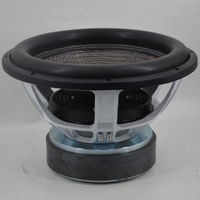 Caisson de basses de voiture de 18 pouces 5000W RMS SPL avec cône à contour en mousse, double bobine, puissance HYW-18125-008b