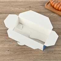 Boîte d'emballage gaufrée recyclable de qualité alimentaire pour tartelettes aux œufs, macarons, bonbons au chocolat, gâteaux de lune et biscuits de neige
