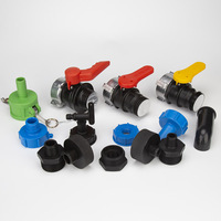 Vanne papillon S100 * 8 femelle à mâle DN80 OEM pris en charge pour une application générale pour l'accouplement de réservoir de conteneur IBC