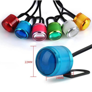 Vente directe usine : Phare LED œil d'aigle pour <span class=keywords><strong>moto</strong></span>, 2 lentilles, phare modifié, éclairage décoratif de rétroviseur - Product Image 1