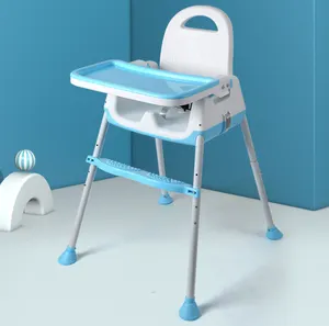 Juego de sillas de juego de comedor alto para niños desmontables multifuncionales Asiento elevador de bebé 3 en 1