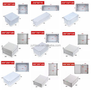 HS卸売 200*120*55 ABS樹脂製 防水ジャンクションボックス 電気工事用 ISO9001認証 カスタムロゴ対応 - Product Image 5