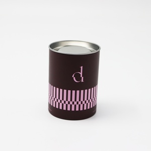 Recyclable Offer a Variety of Degradable Tea Packaging Paper Tubes with Built-in Food-grade Aluminum Foil Featuring Metal Caps - Product Image 2