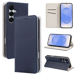 Funda de teléfono de cuero PU Premium para <span class=keywords><strong>Samsung</strong></span> <span class=keywords><strong>Galaxy</strong></span> A17 A07 A06 A25E A26 A36 A35 A55 5G soporte magnético bolsas de billetera móvil - Product Image 1