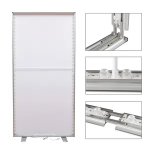 פרסום פוסטר הדפסת stand edgelight הוביל רצועת בר seg נייד lightbox 80 mm דו צדדי בד extrusions תיבת אור