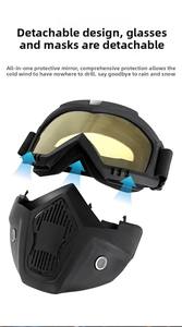 Lunettes détachables pour motocyclette UTV de course hors route, masque pour motocross - Product Image 4