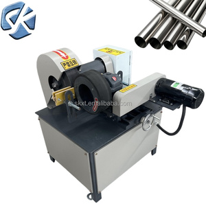 Machine de polissage métallique multifonctionnelle entièrement automatique, conception compacte de bureau pour le polissage cylindrique des tubes et des profilés. - Product Image 1
