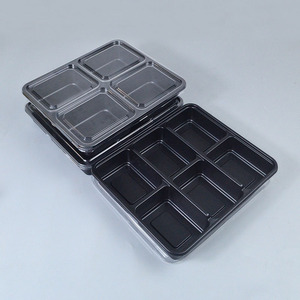 กล่องใส่อาหารหลากช่องแบบใช้แล้วทิ้งกล่องใส่อาหารพลาสติกใส่ไอศครีมแบบพกพา - Product Image 4