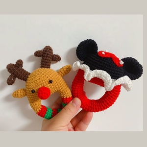 Fabricant À La Main À Tricoter <span class=keywords><strong>Crochet</strong></span> De Poupée Poupée Bricolage Fait Main Sonore <span class=keywords><strong>Hochet</strong></span> Bébé Dentition - Product Image 2