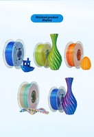 Filament PETG scintillant vert nacré doux effet cristal, plastique pour imprimante 3D, diamètre 1,75 mm, impression 200°C