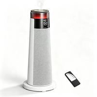 Chauffage électrique tour de type cheminée CHUANGE 2000W A++ télécommandé, autonome, pour usage domestique et hôtelier, avec interface d'utilisation en anglais