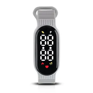 La migliore vendita di orologi sportivi di marca personalizzata pedometro orologio LED tracker Fitness band