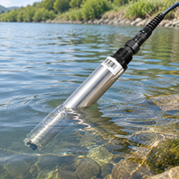 Capteur de turbidité autonettoyant Y511-A 0-4000 NTU anti-sediments et anti-biofouling RS485 MODBUS pour la surveillance en ligne longue durée en extérieur