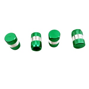 Tapas de válvula de aleación de aluminio coloridas para neumáticos de coche, cubiertas antipolvo de acero inoxidable sin cámara, piezas de repuesto para automóviles - Product Image 5