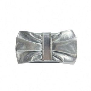 Bolso de Mano de Lujo con Cuentas de Perlas para Mujer, Bolso de Metal con Diseño de Piedras, Disponible en Stock, Directamente del Vendedor Indio - Product Image 1