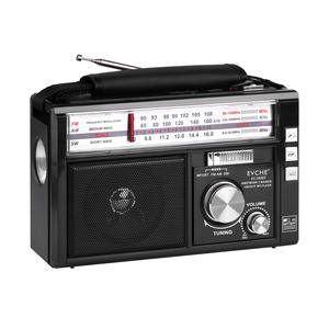Radio portable vintage pleine bande FM AM SW avec lecteur MP3 USB et carte TF, haut-parleur rechargeable pour la maison et l'extérieur - Product Image 5
