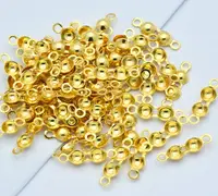 4x16mm 18k असली सोना मढ़वाया समेटना मोती फिट बैठता है 1mm-1.5mm गेंद श्रृंखला गेंद श्रृंखला लगाना मनका टिप्स सोना मढ़वाया निष्कर्ष हार