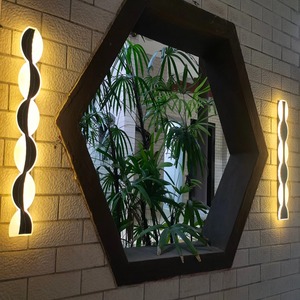 Lampu Dinding Strip surya panjang kualitas tinggi lampu dinding eksterior taman luar ruangan IP65 hemat energi - Product Image 5