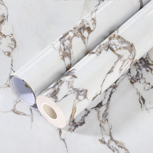Trắng vàng đá cẩm thạch tường Sticker Giấy dán tường phòng khách TV nền tường sofa phòng ngủ trang trí nhà bếp đá cẩm thạch Sticker giấy - Product Image 2
