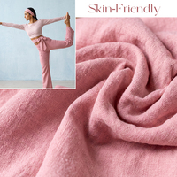 Tissu tissé 100 % coton naturel de haute qualité, couleur unie, pour robe, tablier, housse de coussin, commande en gros