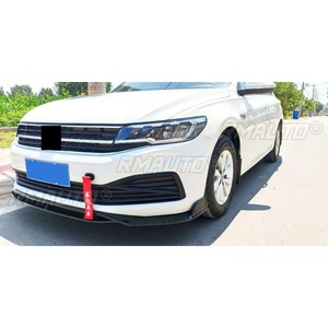 Para Volkswagen Bora 2019, Kit de Carrocería con Difusor y Protector de Parachoques Delantero, Color Negro Brillante, Pieza de Modificación - Product Image 5