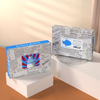 Emballage d'expédition personnalisé en papier imprimé pour produits congelés : steak, fruits de mer, crevettes, viande, poulet, porc, bœuf, mouton, poisson