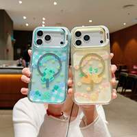Coque de téléphone magnétique 3-en-1 avec support caméra 360° pour iPhone 18 17 16 15 14 Pro Max, motif imprimé