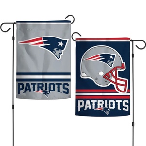 Drapeau de jardin personnalisé des <span class=keywords><strong>Vikings</strong></span> du Minnesota, double face, 12,5 x 18 pouces, 32 drapeaux de fanions des équipes de football pour la pelouse, la cour, la décoration extérieure, vente en gros - Product Image 2