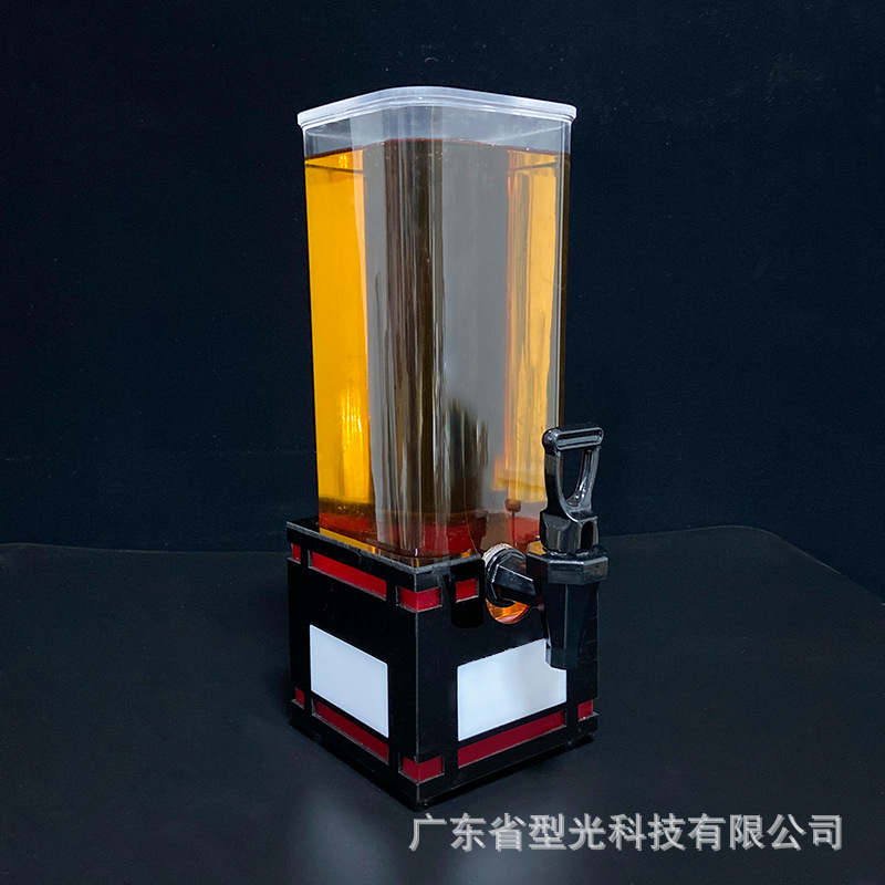 Burbuja de agua iluminada de color arcoíris (grifo de plástico)