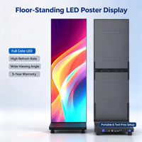 Écran d'affichage LED pliable couleur pleine P1.56 P1.86, panneau d'affichage LED mobile, affichage LED 4K HDR10+, CMS intégré, installation facile