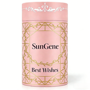 Empaque de vidrio para copas de agua, redondo, decorativo, caja de regalo navideña para envío de copas de vino, empaque cilíndrico para copas de vino al por mayor - Product Image 1