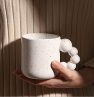 Mug à café en céramique écologique avec poignée rotative, résistant à la chaleur, grand mug en céramique pour enfants, restaurants, mug à thé en stock, cadeau