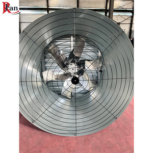 Industri 50 inci ventilasi shutter kerucut kipas kotak panjang pisau variabel kecepatan knalpot - Product Image 6