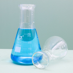 Fiole conique Huida 250 ml 500 ml en verre de qualité A pour laboratoire, haute transparence, surface lisse - Product Image 3