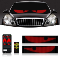 BGZM 16*96 LED Devil Eyes Panel Cars Trucks Programmable Matrix Remote Control 12V 10W Garantie 2 ans Nouveaux accessoires d'éclairage automobile