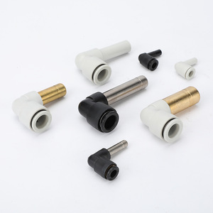 Sivk <b>Quick</b> Connect Air Hose Fitting Brass Plastic 90 Degree Elbow <b>Connector</b> For Pneumatic Systems - Product Image 3