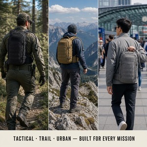 Sac à dos d'hydratation MOLLE robuste 3L avec logo personnalisé, poche à eau intégrée, ceinture de taille, fabrication OEM ODM, vente en gros directe d'usine, MOQ 500 - Product Image 4