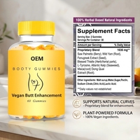 Gomitas de Raíz de Maca con Fenogreco, Saw Palmetto y Ñame Silvestre, Veganas, para el Bienestar de Mujeres Adultas, OEM ODM