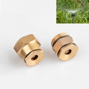 فوهة رش نحاسية قابلة للتعديل مقاس 1/2 بوصة، رشاش دقيق للري في الحدائق - Product Image 5
