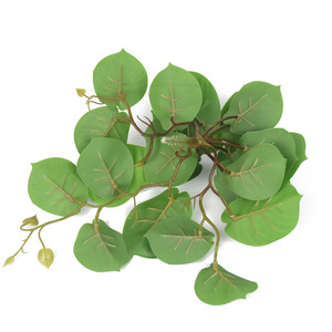 Tree Cat Artificial Fiddle <b>Leaf</b> Vine 17 In Plastic Waterproof <b>Wall</b> <b>Decor</b> Home <b>Decor</b> Photography Props - Product Image 1
