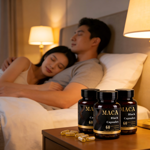 Gélules de Racine de Maca en Marque Blanche OEM Complément Alimentaire à Base de <span class=keywords><strong>Plantes</strong></span> Extrait de Plante pour l'Amélioration Masculine pour Adultes - Product Image 2