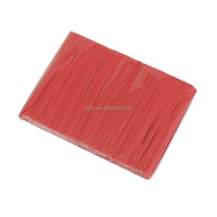Fanxing Kleurrijke Biologisch Afbreekbare Papieromwikkelde Draadbinders Kraft Papier Twist Tie voor Bakkerij Lollipop Brood Snoep Cadeautas Verzegeling