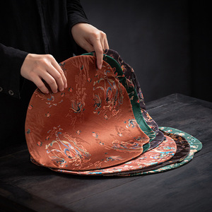 Dunhuang Miniature <b>Tea</b> Ceremony Mat Irregular Shape Waterproof Heat Insulation <b>Tea</b> Table Mat For Kung Fu <b>Tea</b> <b>Set</b> Accessories - Product Image 4