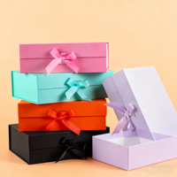 Cajas Magnéticas Plegables de Papel de Lujo Personalizadas, Caja de Regalo Plegable para Almacenamiento, Embalaje de Cajas de Cartón Grandes para Regalo Personalizadas